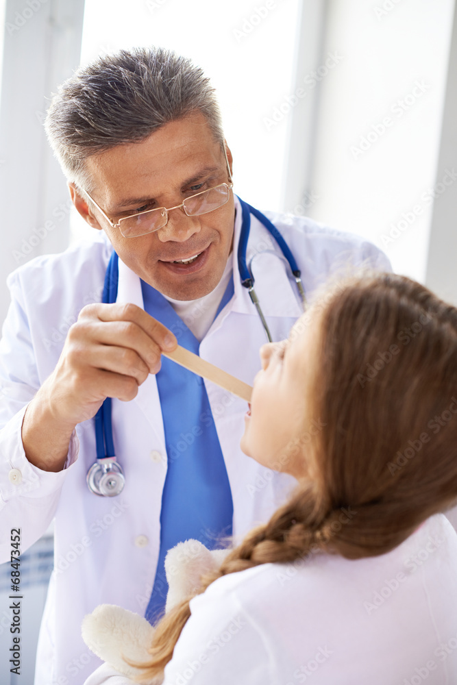 Fototapeta premium Sore throat