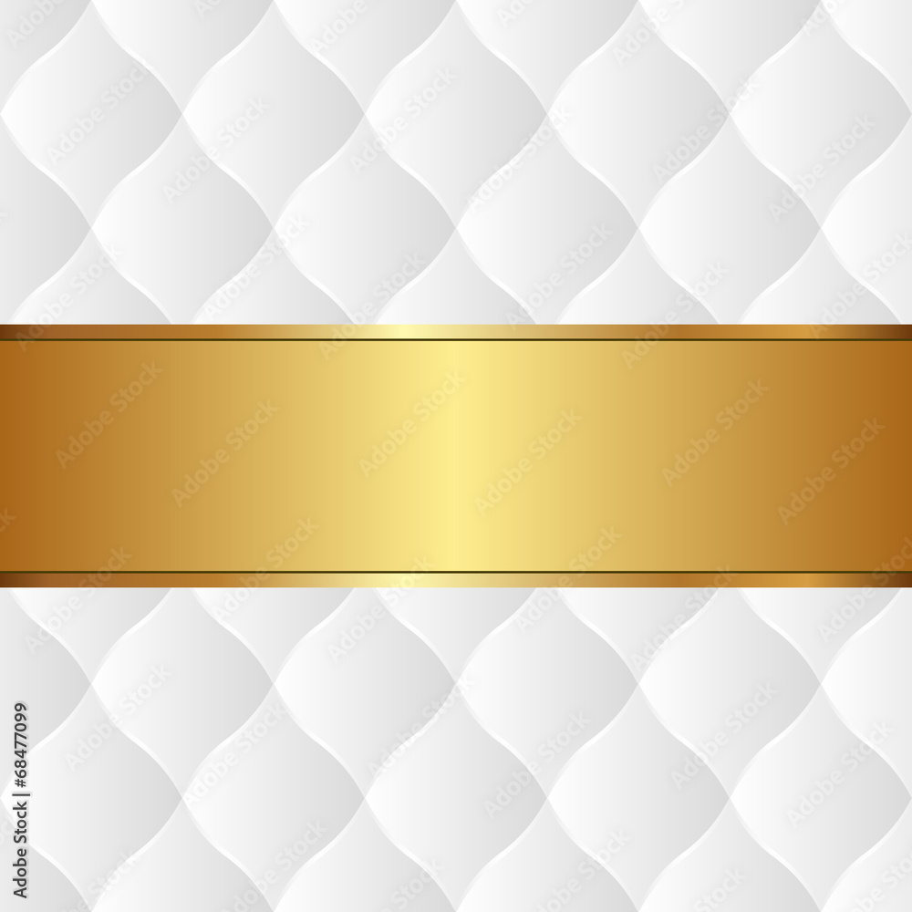 white and gold background