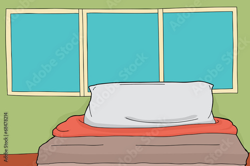 Bedroom with Large Windows