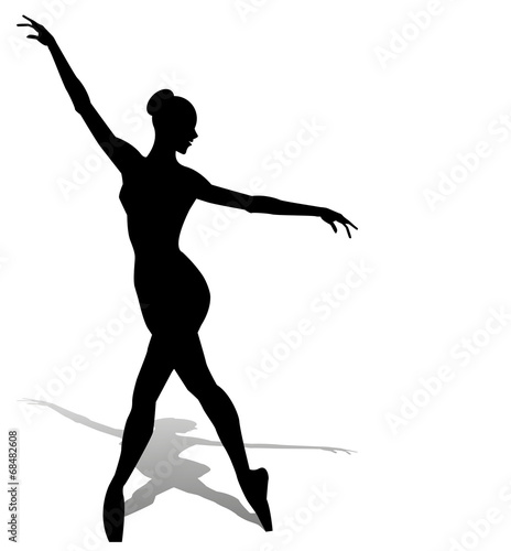 silhouette di ballerina