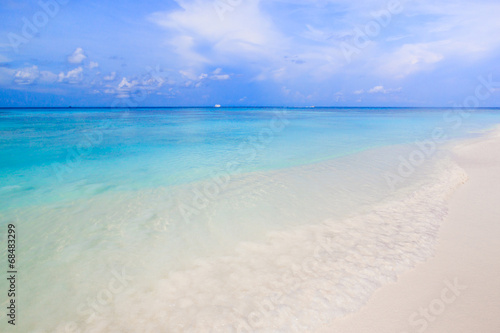 White sand beach of Andaman Sea in Tachai island - Thailand