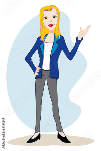 Executive woman blonde