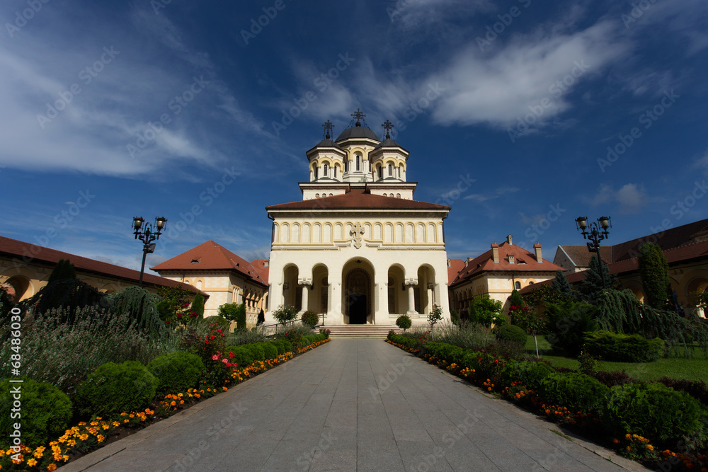 Ortodox church in Alba Iulia, Romania