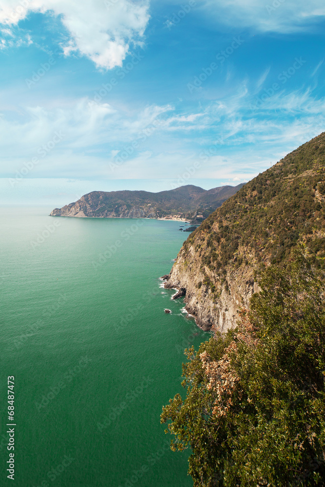 Ligurian coast.