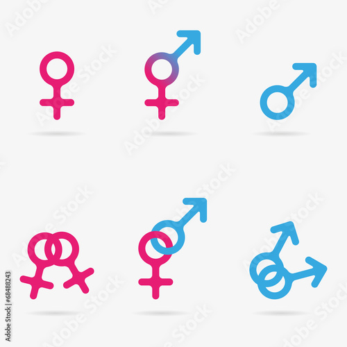 Sex symbol icons