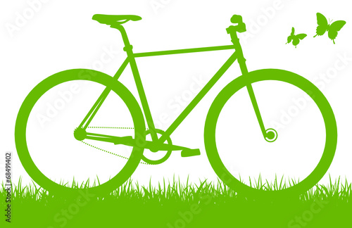 Fahrrad Vektor Silhouette