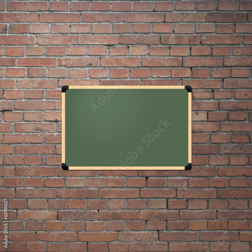 Blank chalkboard