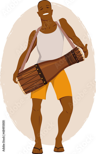 Bata drum musician