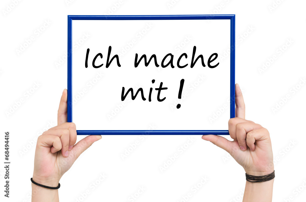 ich mache mit ich mache mit