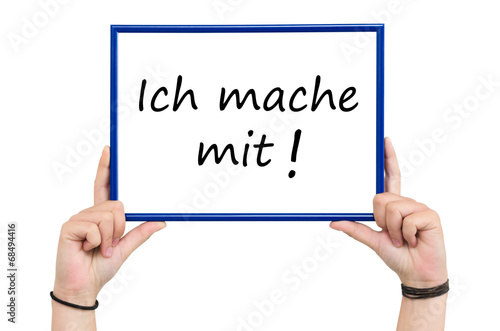 ich mache mit