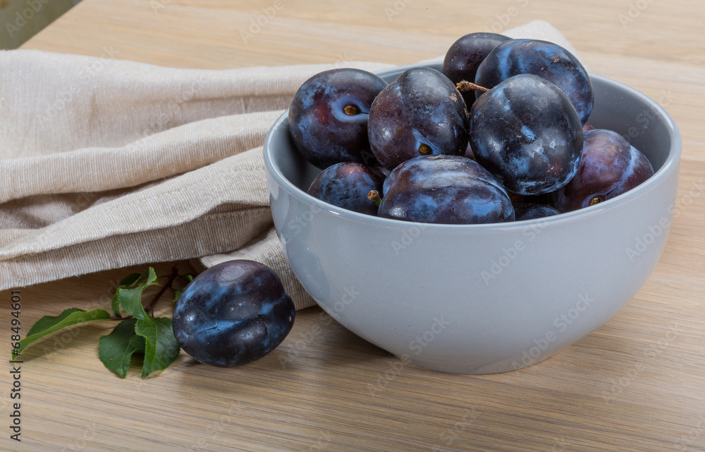 Ripe fresh plum Ripe fresh plum