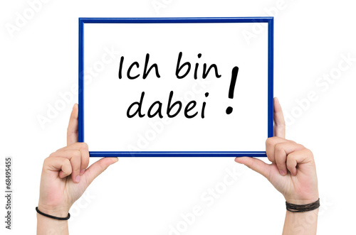 ich bin dabei