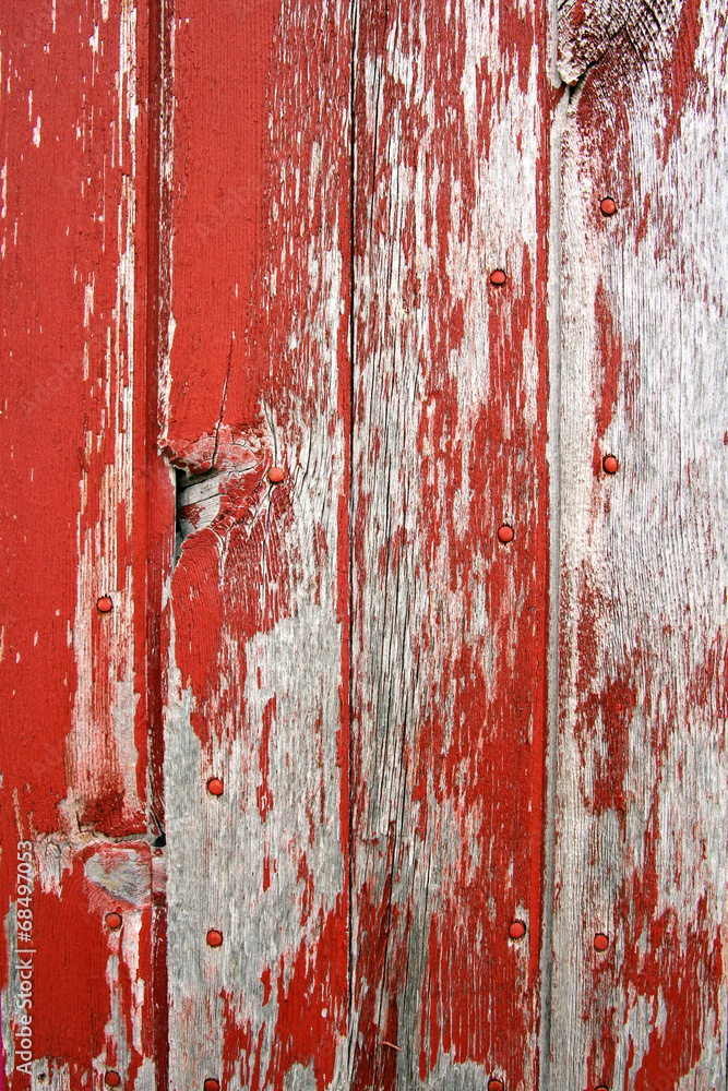 Red Rustic Barn Wood Background Red Rustic Barn Wood Background