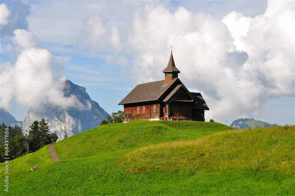 Holzkapelle auf dem Stoos, Schweiz