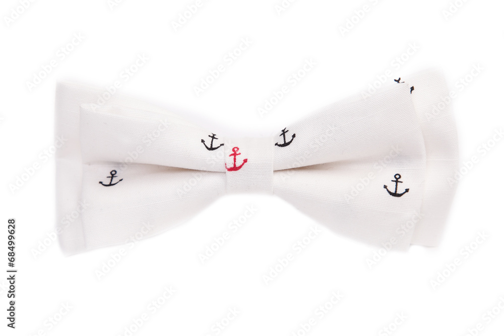 bow tie patterned sea anchor isolated on white background bow tie patterned sea anchor isolated on white background