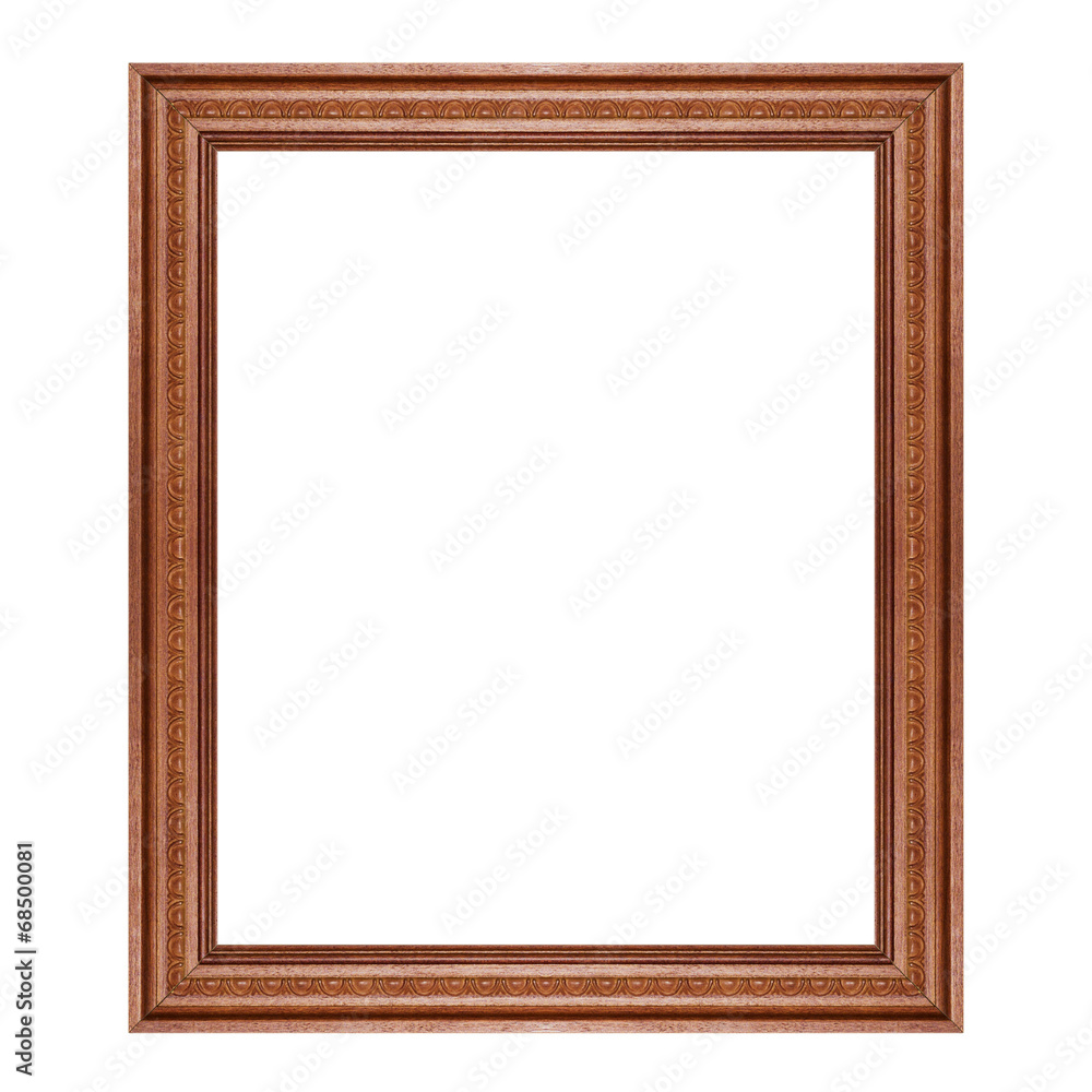 Antique frame isolated on the white background Antique frame isolated on the white background
