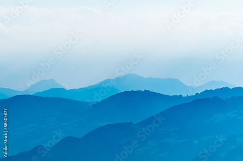 Alpen, Panorama, diesig, Luftfeuchtigkeit, CH, Säntis