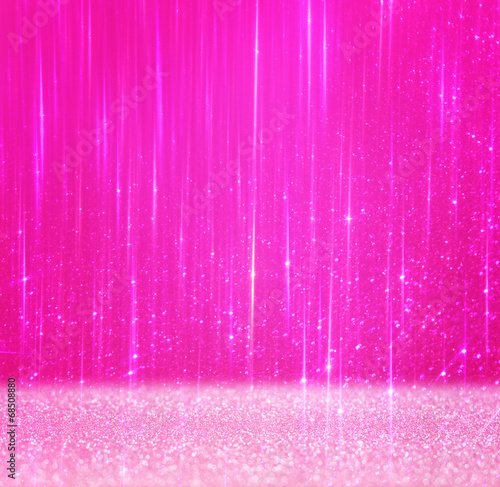 Fotografie pink abstract background with texture and blurred lights