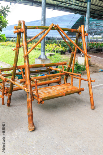 Wallpaper Mural Beautiful chair bamboo Torontodigital.ca