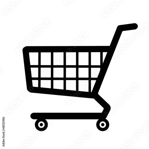 Obraz na plátně Shopping cart icon
