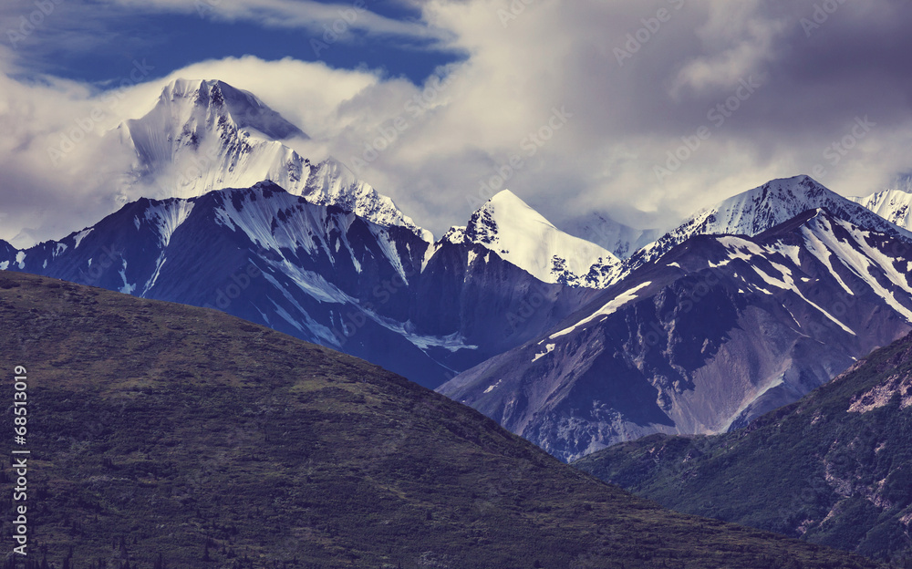 Mountains on Alaska Mountains on Alaska