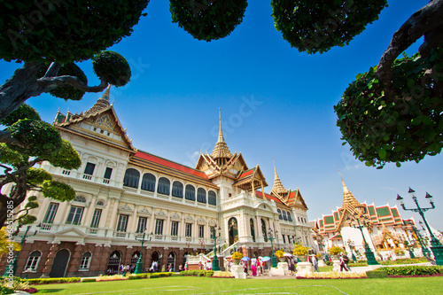 Grand palace or Chakri Maha Prasat Hall in Thailand 