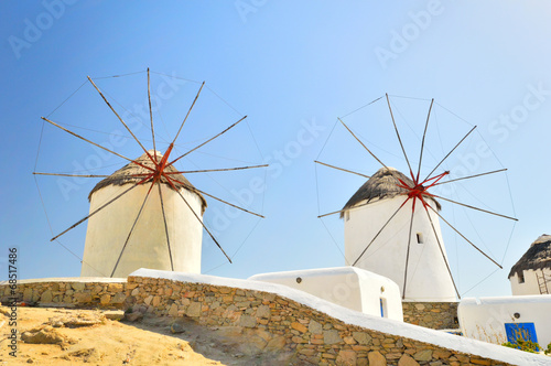 Windmills of Mykonos, Greece