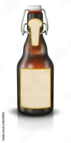 Beer Bottle with blank label