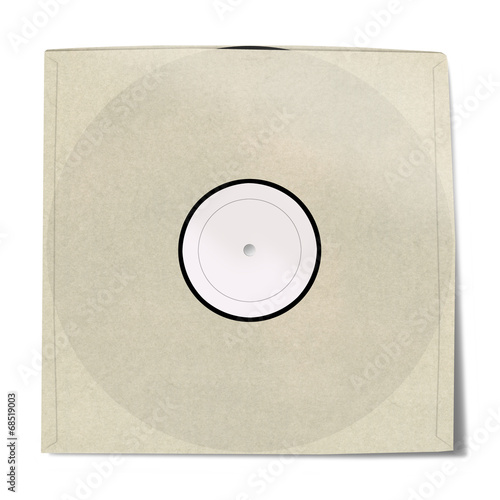Fotografija Blank Vinyl Record Sleeve......