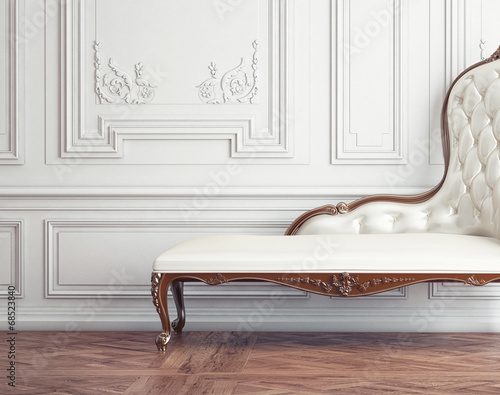 Obraz na plátně The beautiful vintage sofa