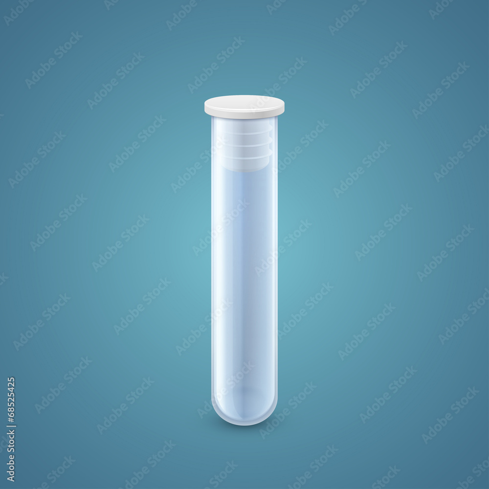Biological test tube with stopper Biological test tube with stopper