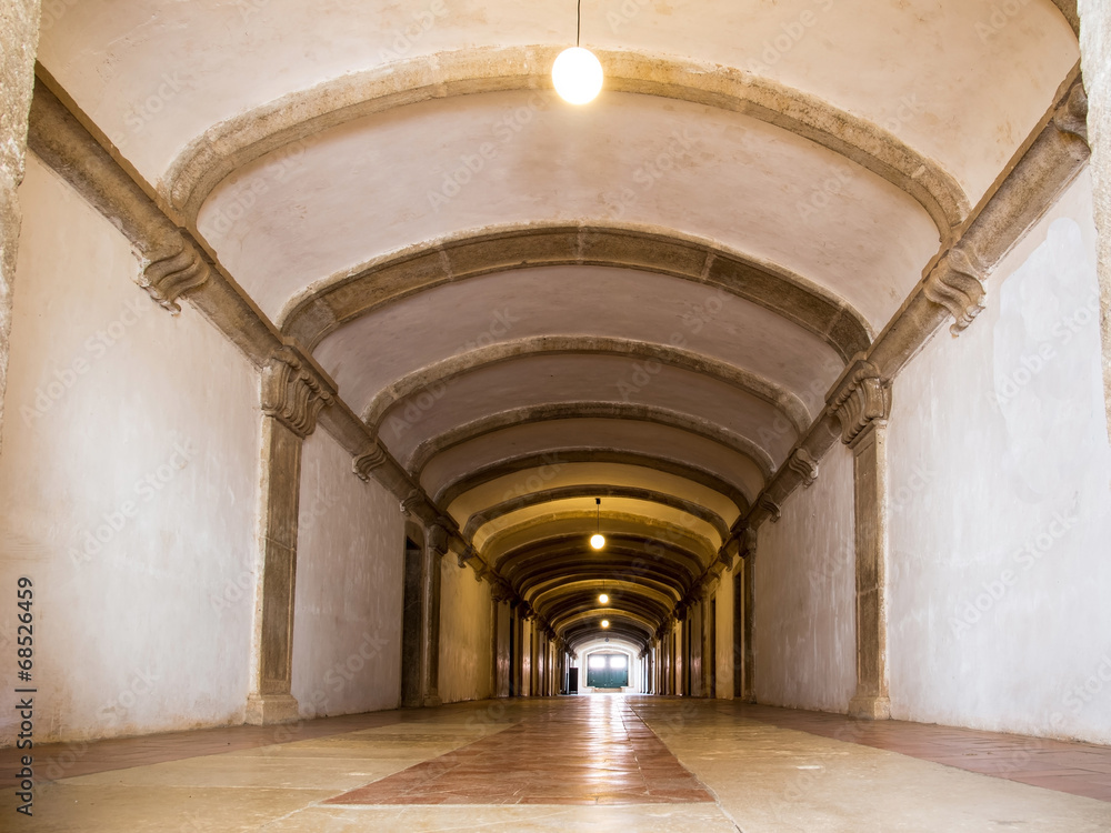 Walk way in Chapel of the Knights Templar