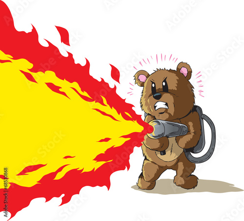 Flamethrower Bear