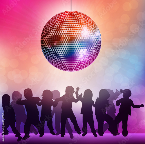 Children at the disco