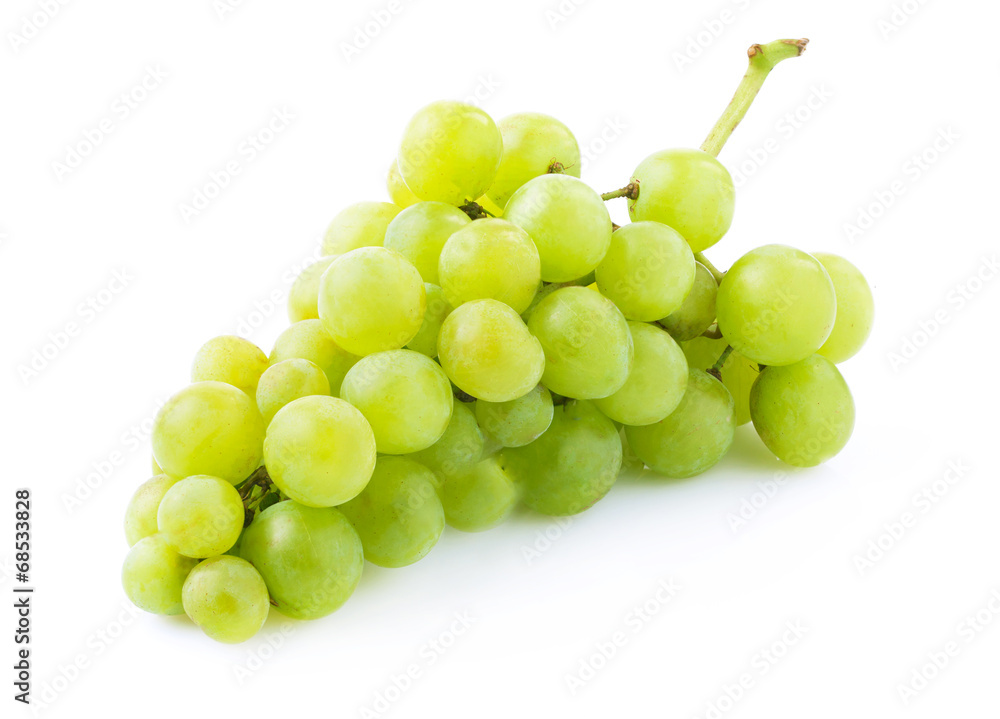 Bunch of ripe grapes.