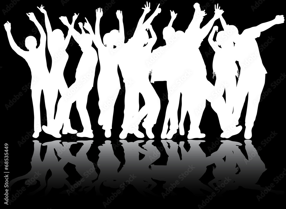 People silhouettes People silhouettes