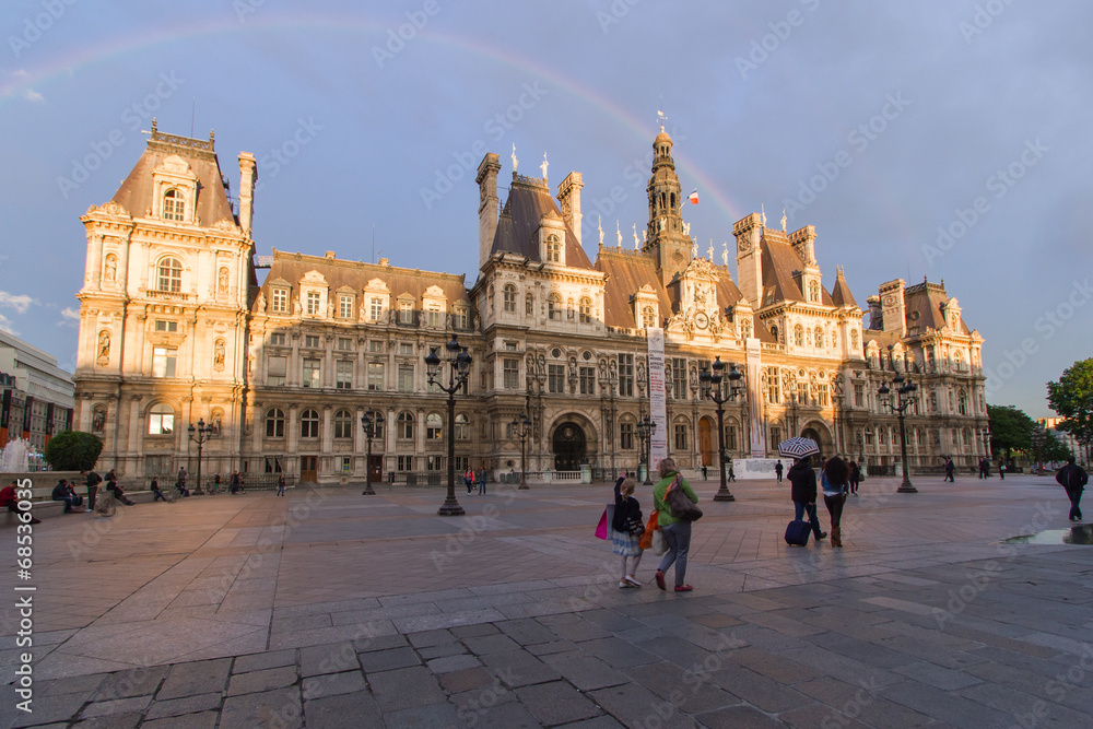 Obraz premium Hotel de Ville Paris