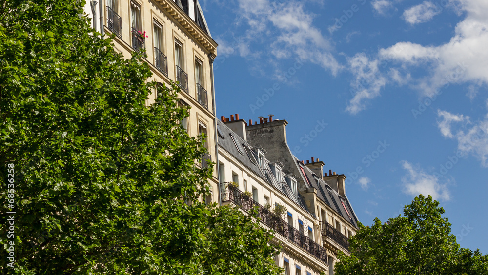 Pariser Hausfassaden