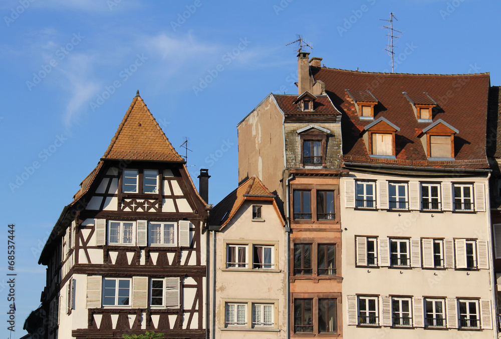 Strasbourg architecture (Alsace, France)