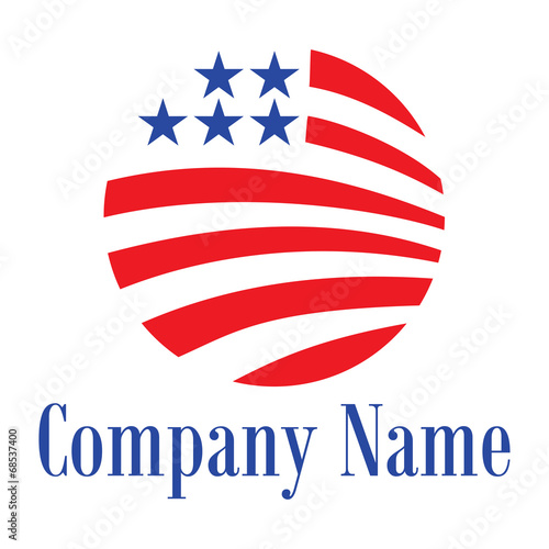 american flag logo