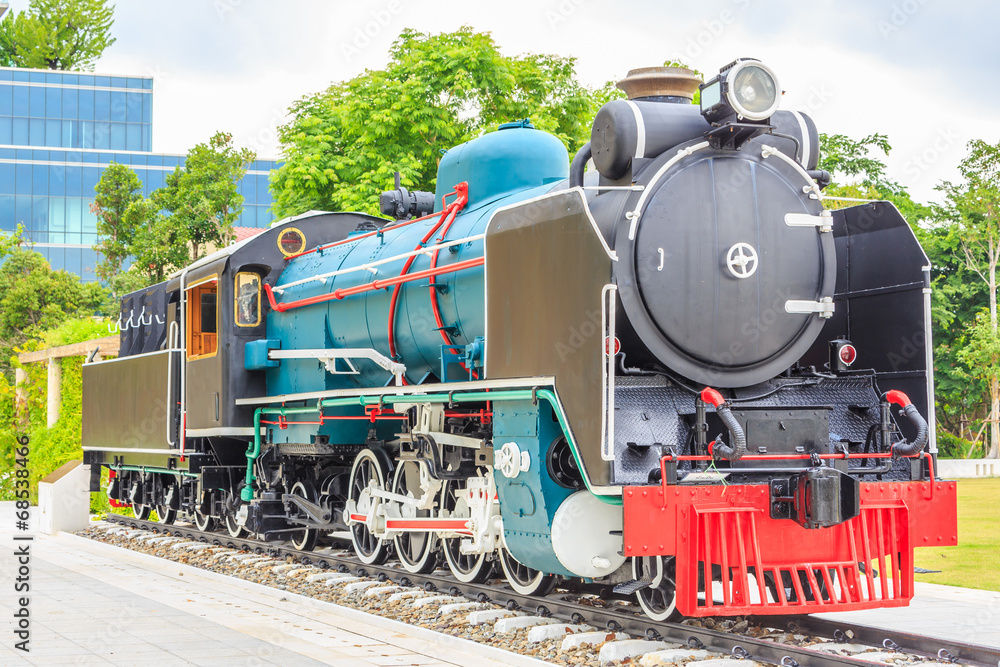 Fototapeta premium Styl vintage starego pociągu.