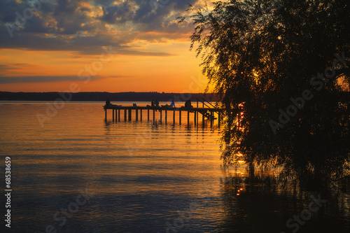 Starnberger See am Abend