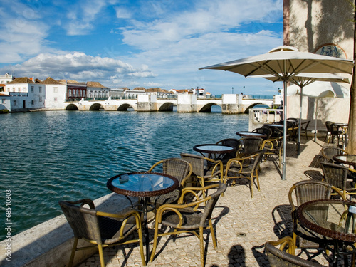 Ponta de Romana over Gilao river in Tavira  Algarve. Portugal.