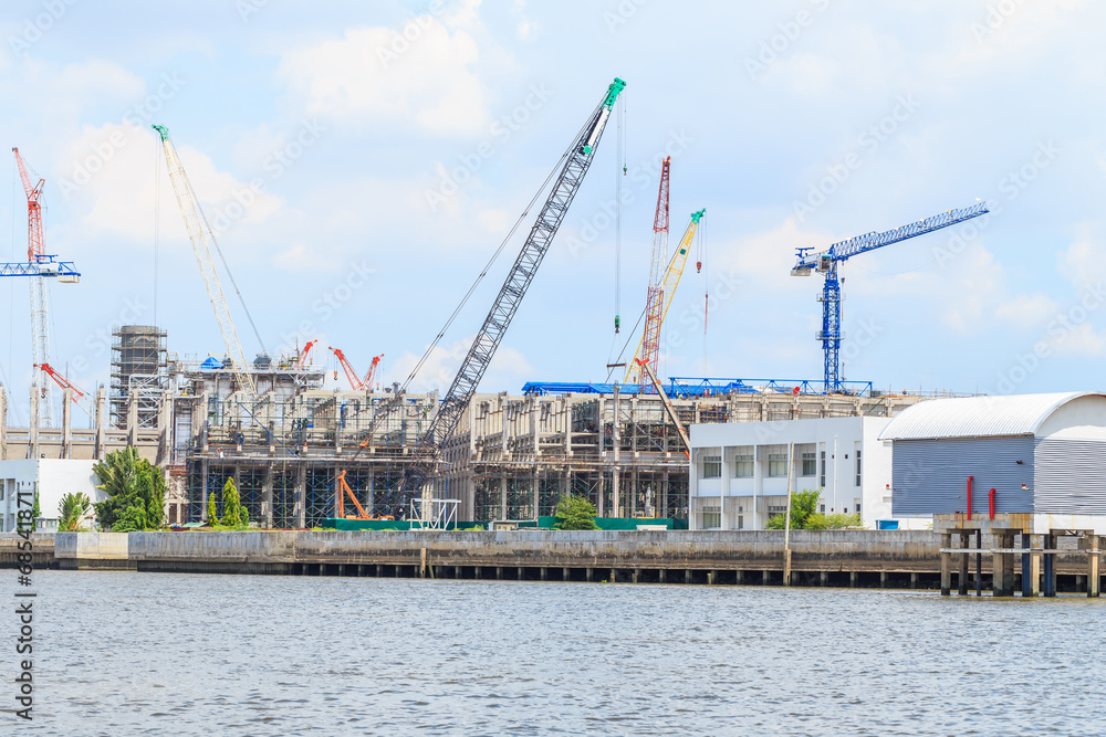 Power plant and construction. Power plant and construction.