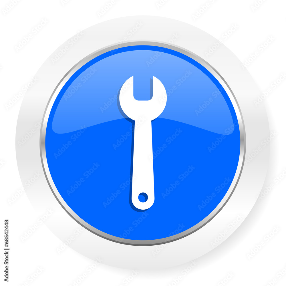 tools blue glossy web icon tools blue glossy web icon