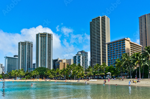 Beautiful view of Honolulu, Hawaii, United States © MF