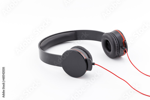 Headphone black color.