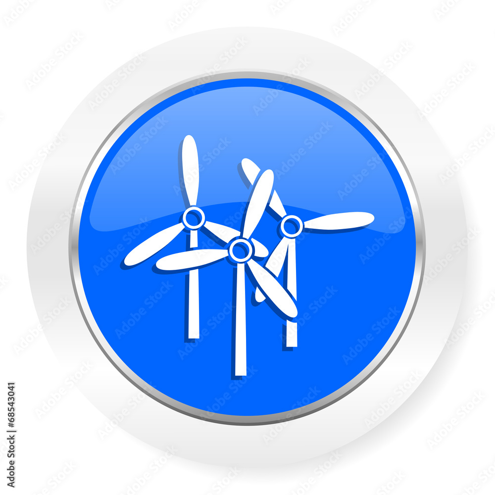 windmill blue glossy web icon windmill blue glossy web icon