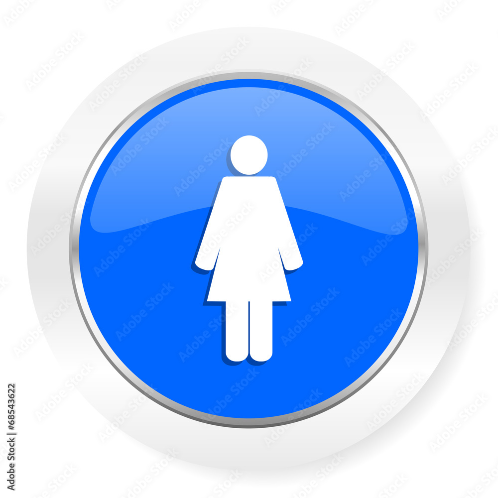 female blue glossy web icon female blue glossy web icon