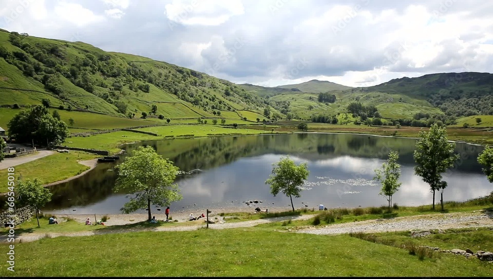 Watendlath Tarn Lake District Cumbria England Borrowdale valley Watendlath Tarn Lake District Cumbria England Borrowdale valley